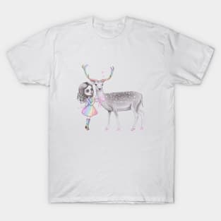 Nature spirit and the child T-Shirt